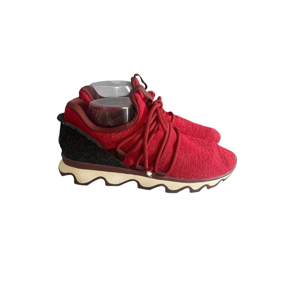 Sorel Women’s Red Kinetic Lace Athletic Sneakers Size-9.5